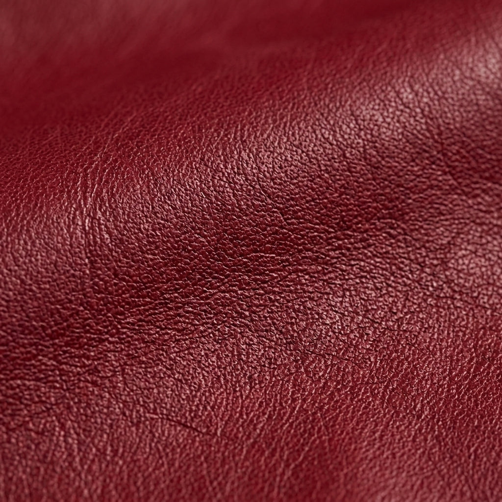 Mens Premium Lambskin Crimson Fire Red Biker Jacket | Deep Red Bold Statement |  Rare Color Motorcycle Gear