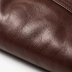 Womens Premium Lambskin Mahogany Deep Warm Burgundy Brown Trench Coat | Rich  Brown | Luxury Fashion Investment