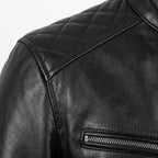 Mens Premium Lambskin Classic Black Motorcycle Biker Jacket | Jet Black  Timeless | Traditional Motorcycle Heritage